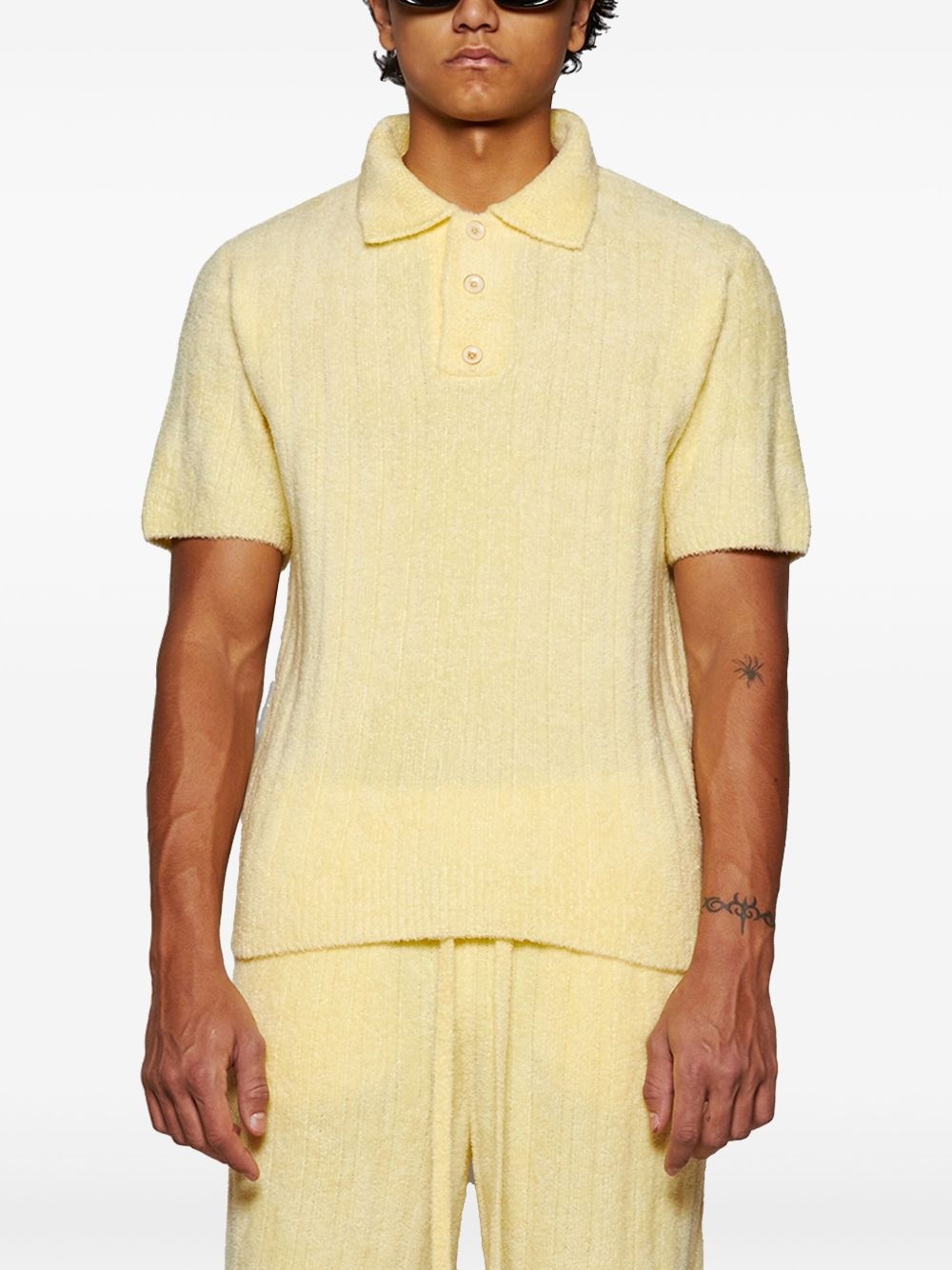 chenille polo shirt - 3