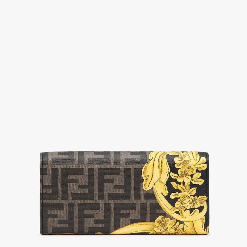 FENDI Fendace wallet in multicolor fabric outlook