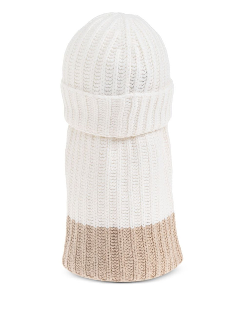 Moschino ribbed-knit balaclava outlook