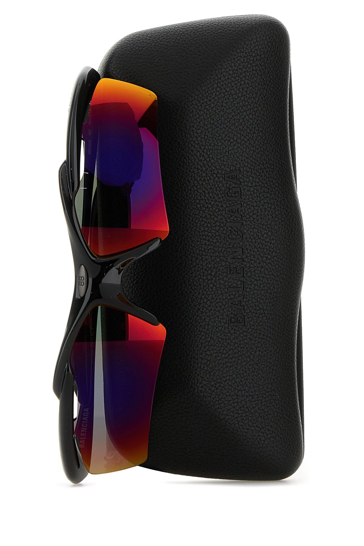 Black acetate Turbo Rectangle sunglasses - 3