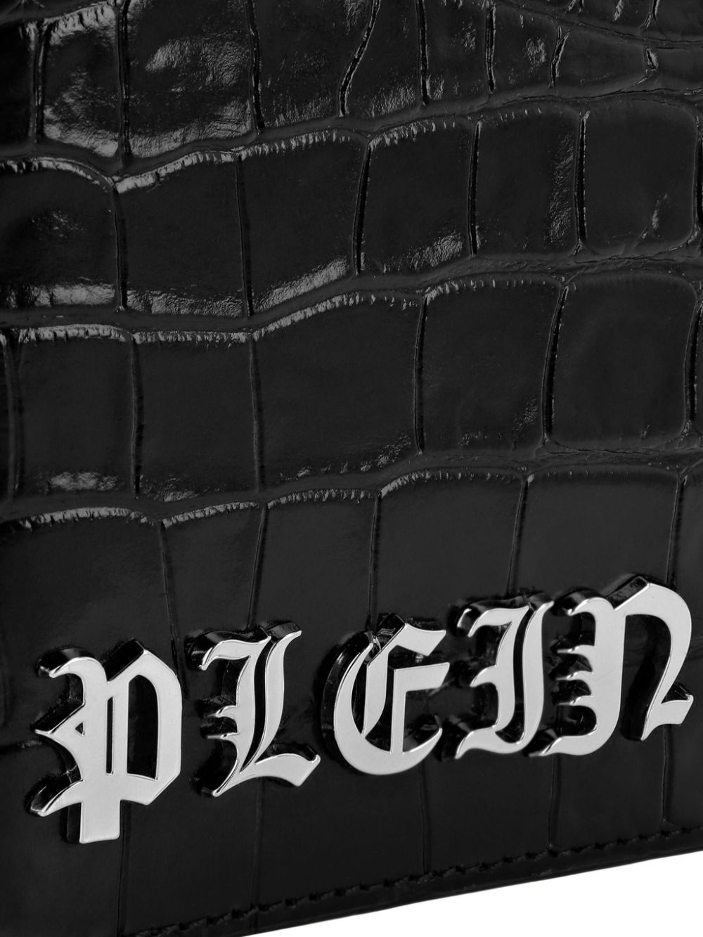 Gothic Plein crocodile-embossed passport cover - 4