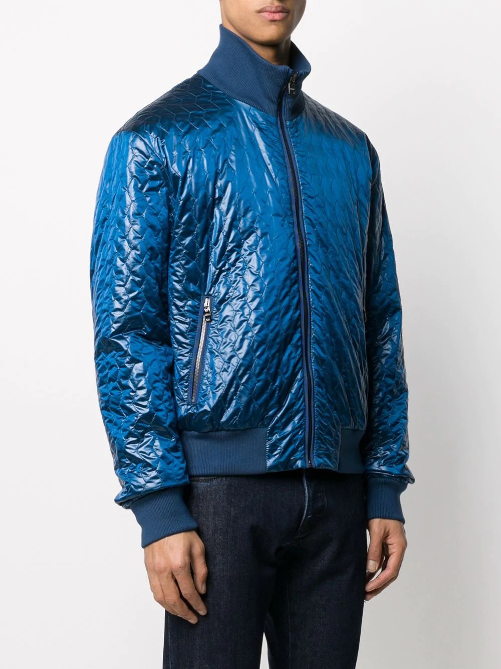 quilted bomber jacket - 3