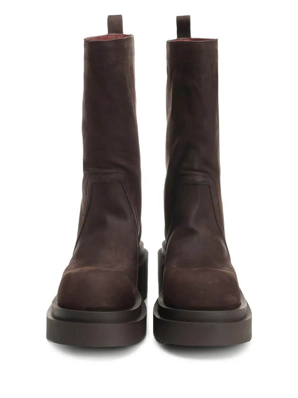 RICK OWENS - Men Nubuck Calf Pull On Bogun Boots - 2