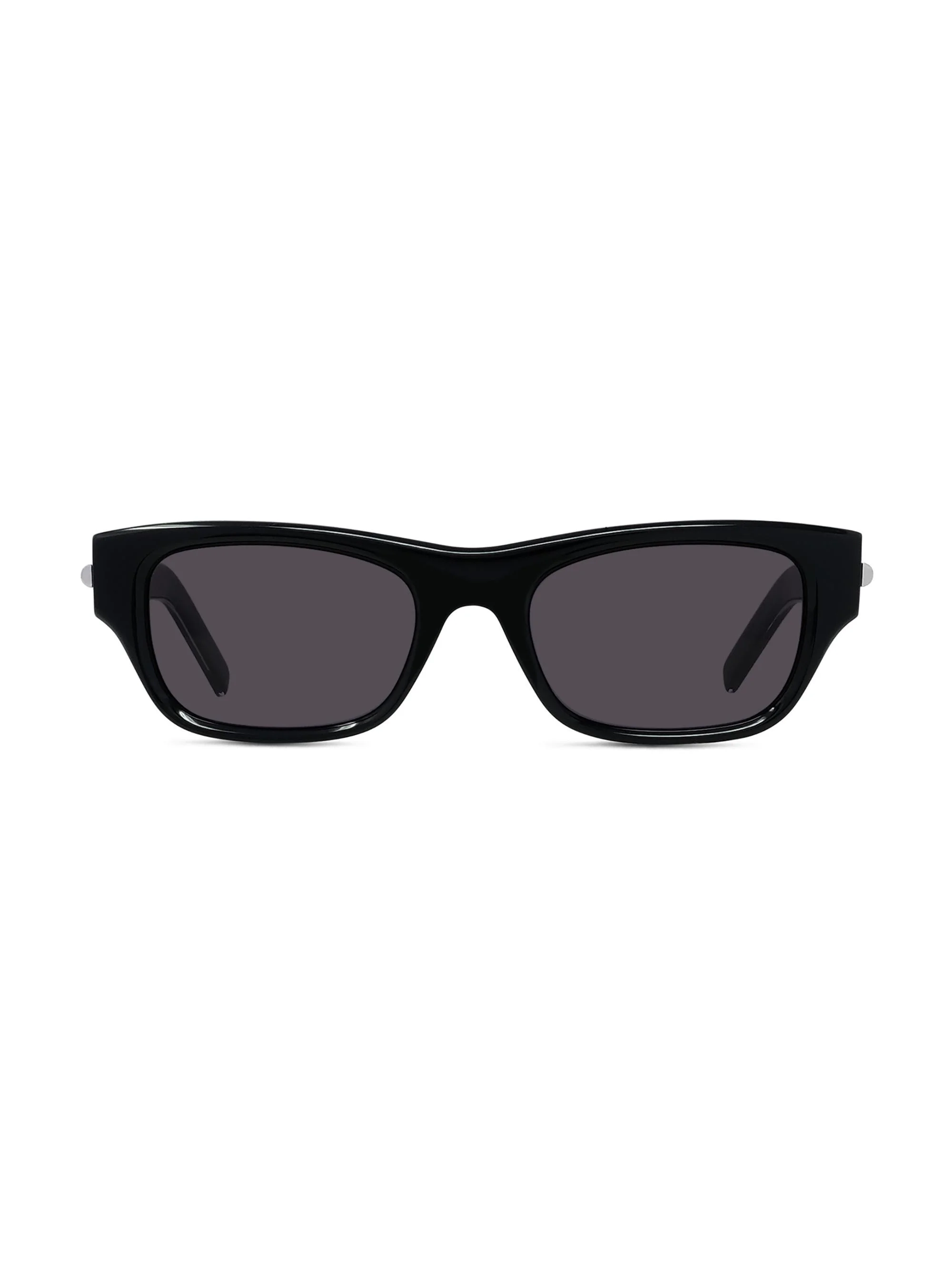 Men's GV One 51MM Square Sunglasses - Shiny Black And Smoke - 1