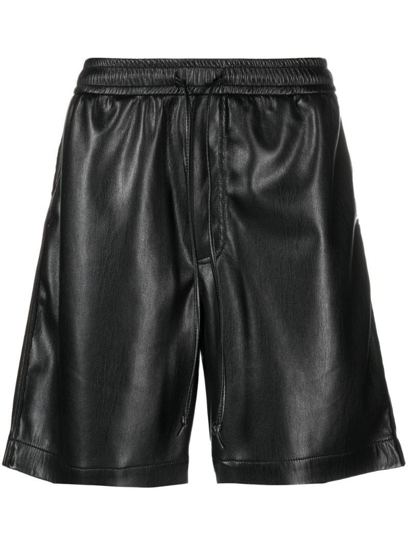 Doxxi vegan leather bermuda shorts - 1