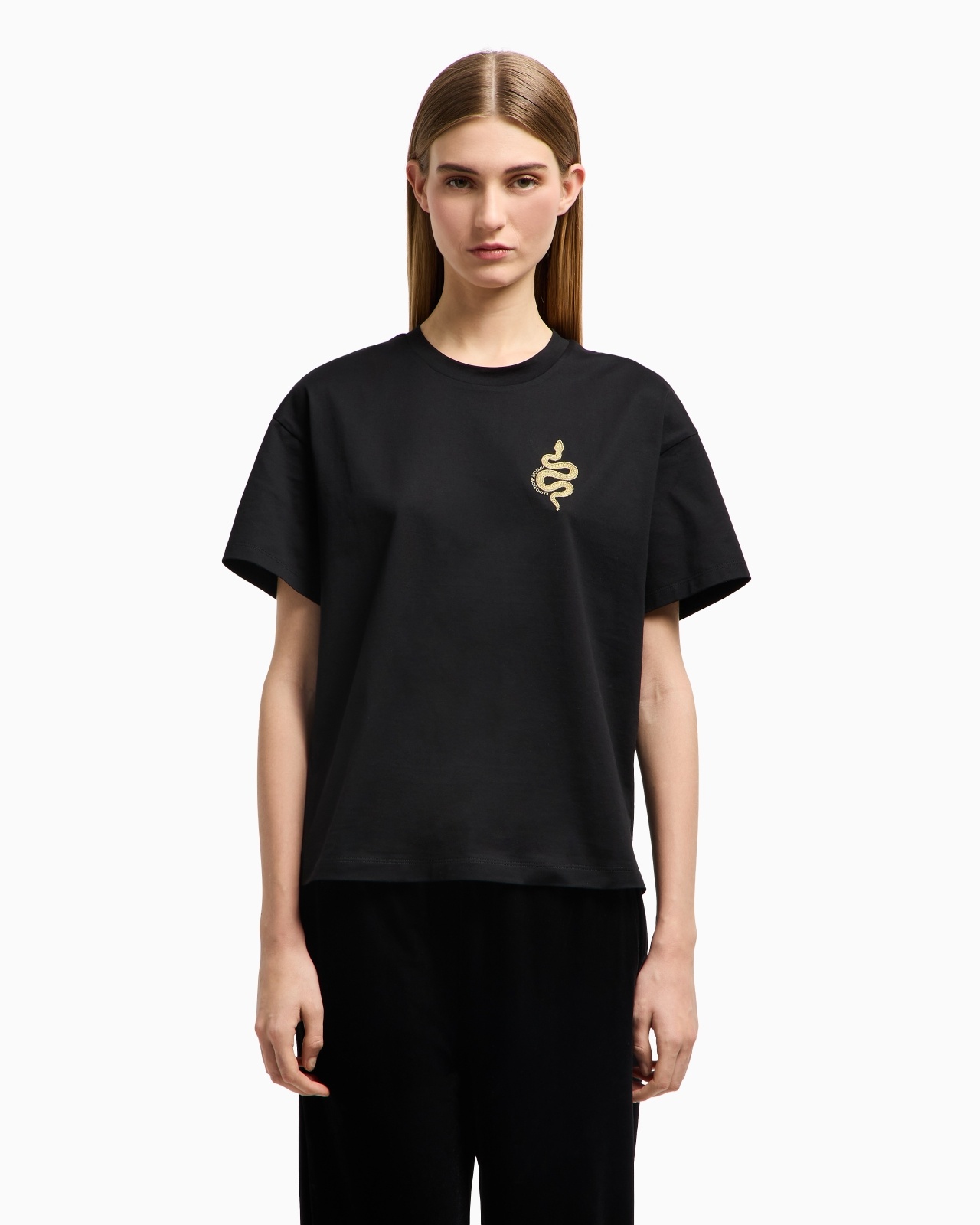 MERCERISED JERSEY BOXY T-SHIRT WITH LUNAR NEW YEAR EMBROIDERY - 2
