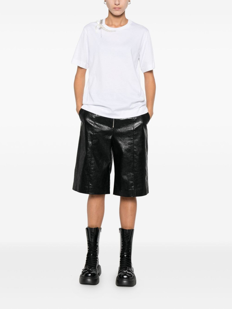 Simone Rocha pearl-detail T-shirt outlook