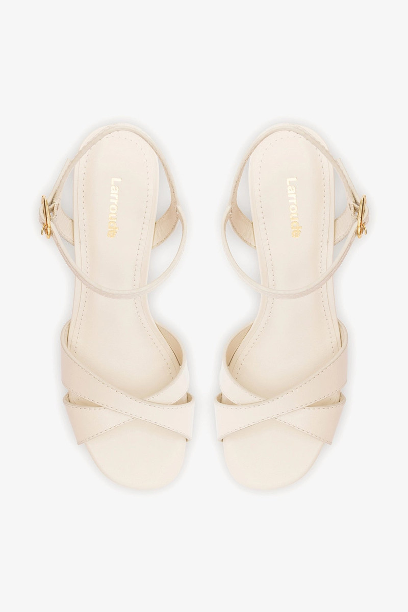Bianca Low Sandal Ivory Leather 5