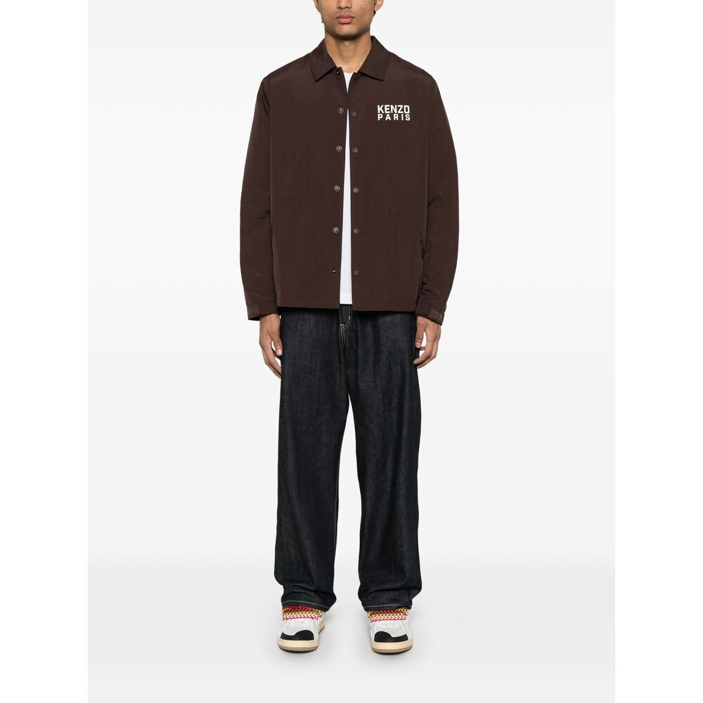 Kenzo Brown Jackets - Lightweight Jackets Men - 4
