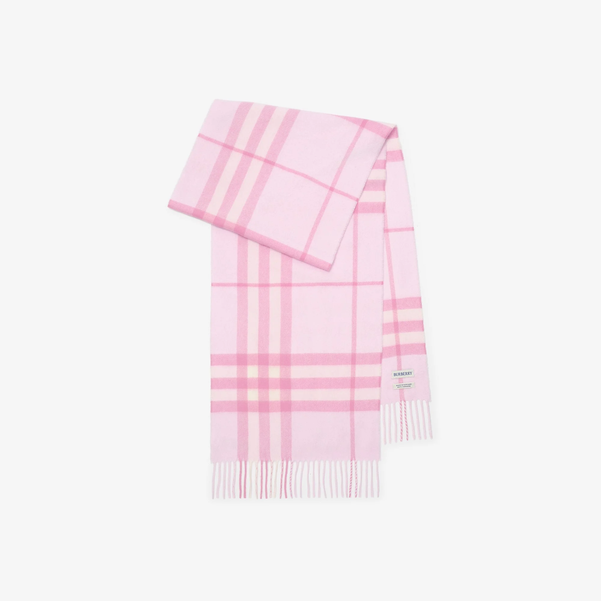 Check Cashmere Scarf - 1