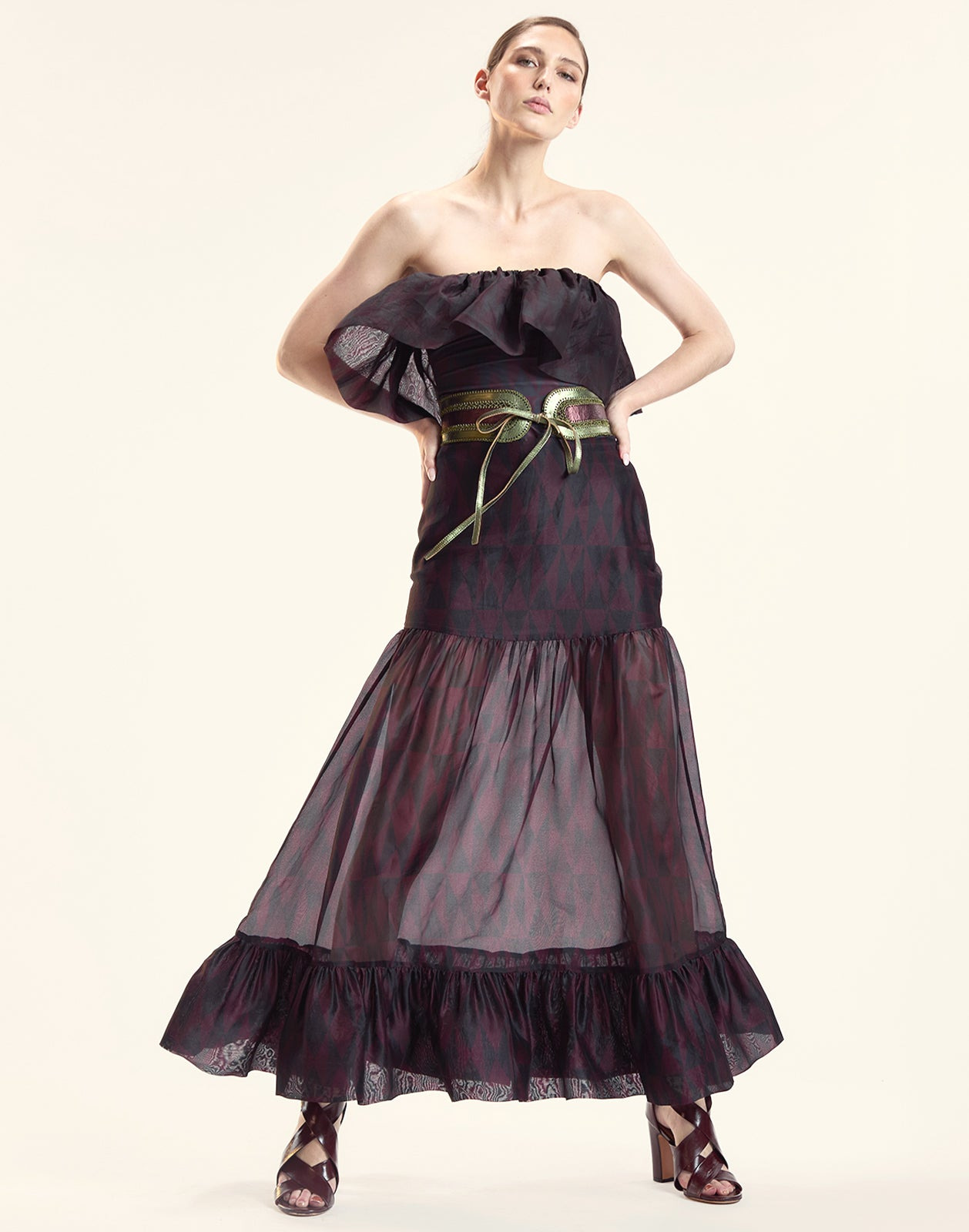 Eugenia Organza Flounce Top - 2