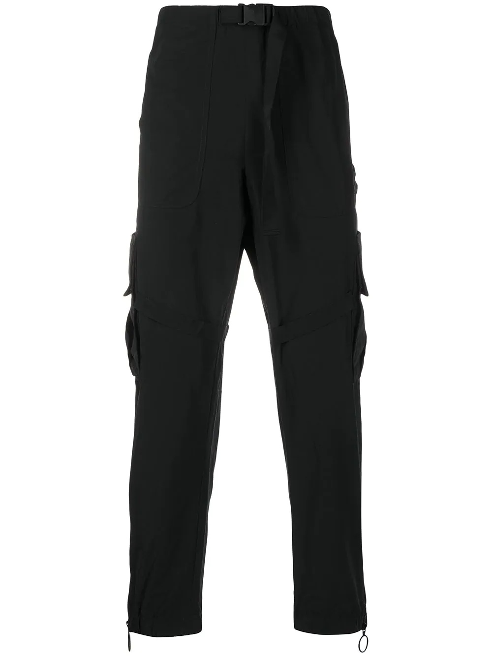 straight-leg cargo trousers - 1