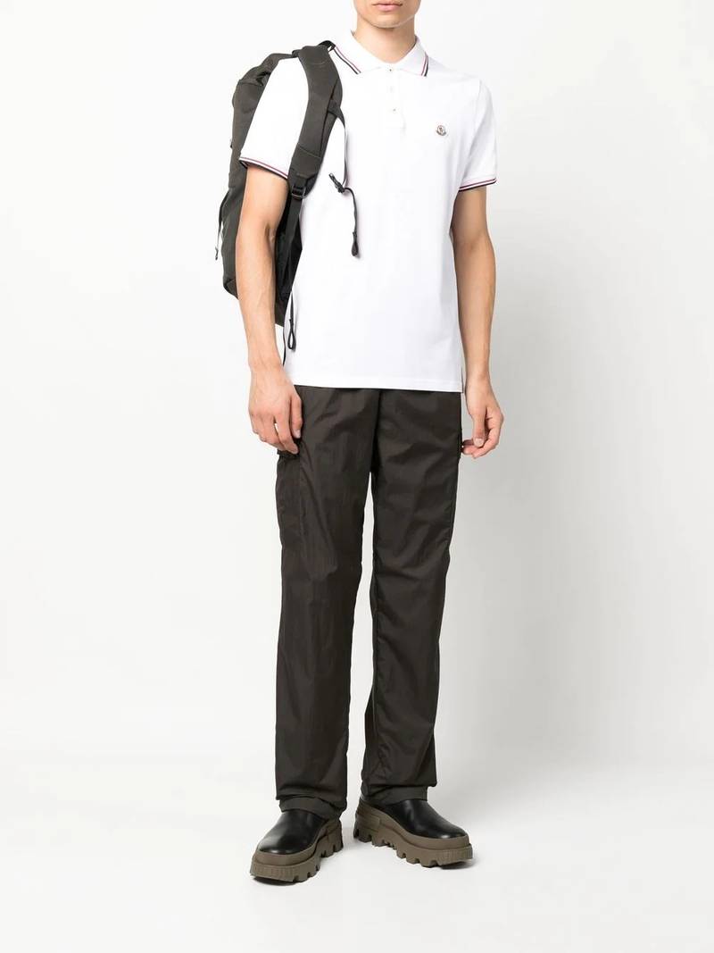 Moncler cotton polo shirt outlook