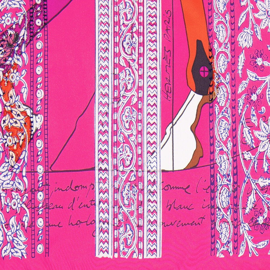 Hermes Pegase Au Bloc Embroidered Scarf - 4