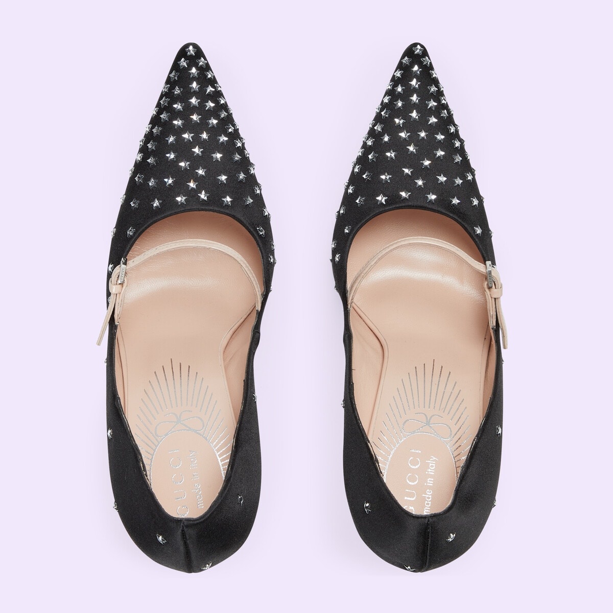 Women's high heel pump with stars - 5