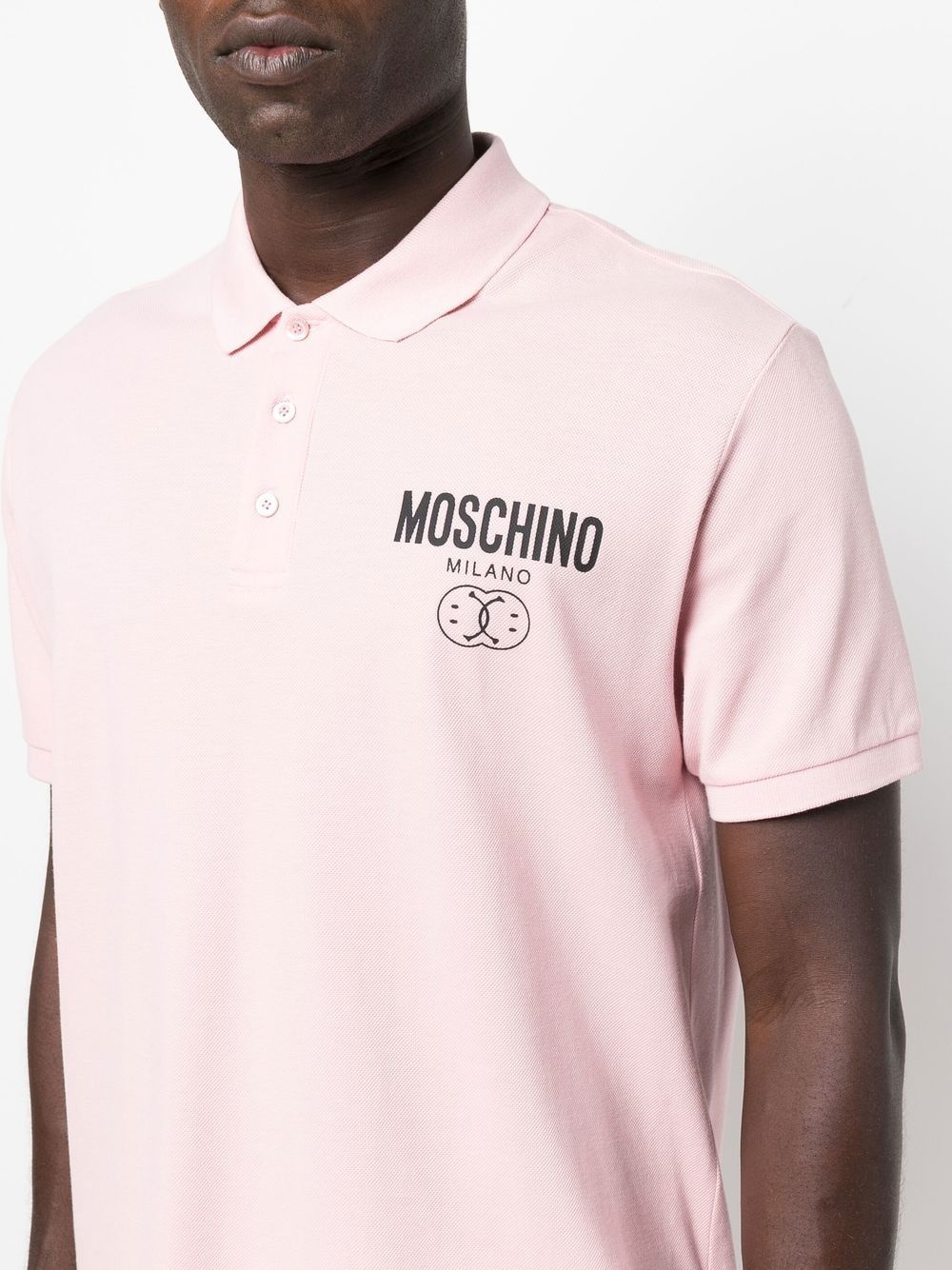 logo embroidered polo shirt - 5