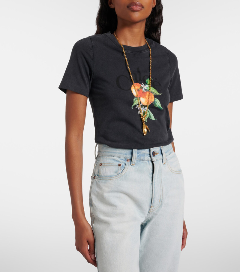 Chloé Printed cotton T-shirt outlook