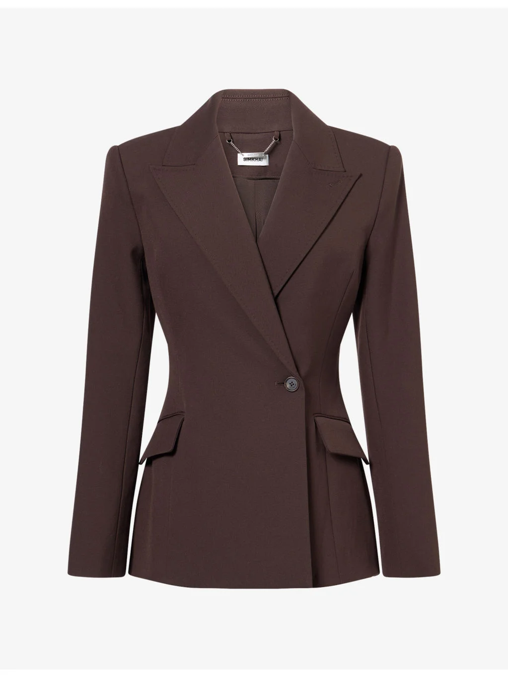 Surabhi Double-Breasted Stretch-Crepe Blazer - 1