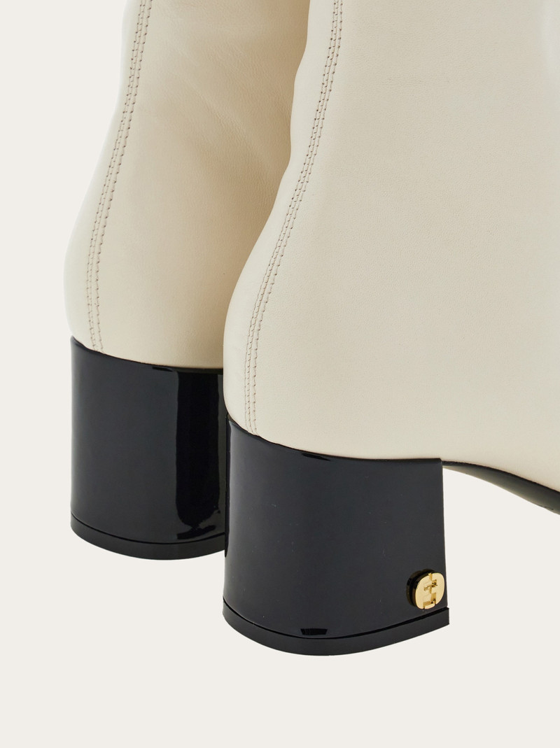 Bootie with patent accents 6