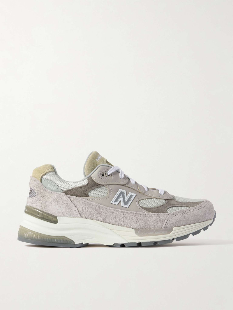 MIUSA 992 Suede, Mesh and Leather Sneakers - 1