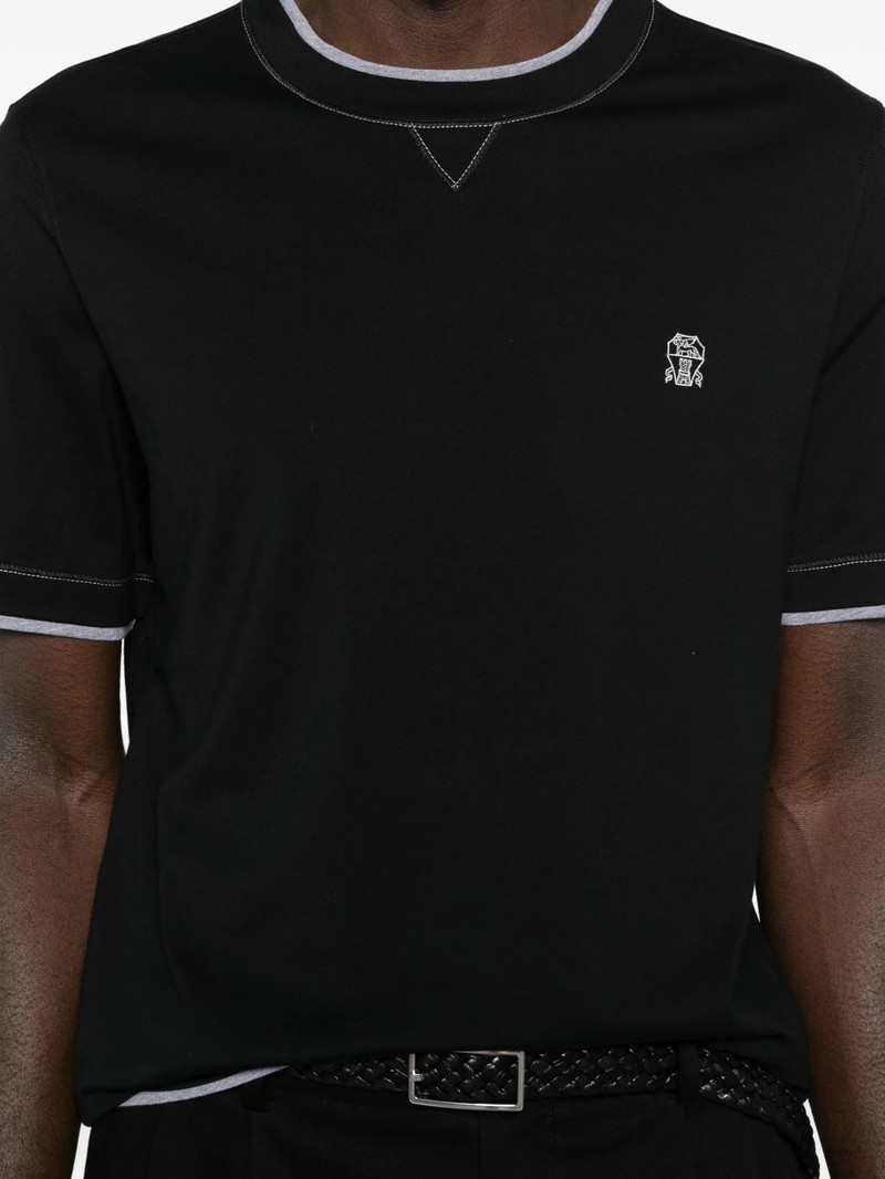 Brunello Cucinelli Brunello Cucinelli Brunello Cucinelli T-shirts And Polos Black outlook