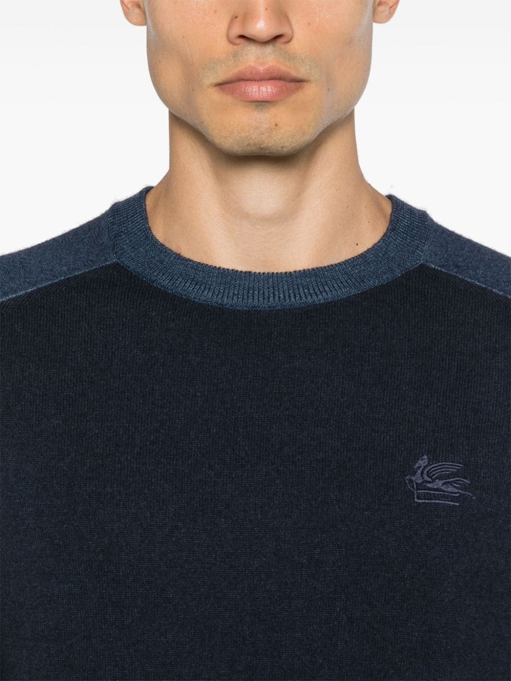 logo-embroidered sweater - 5