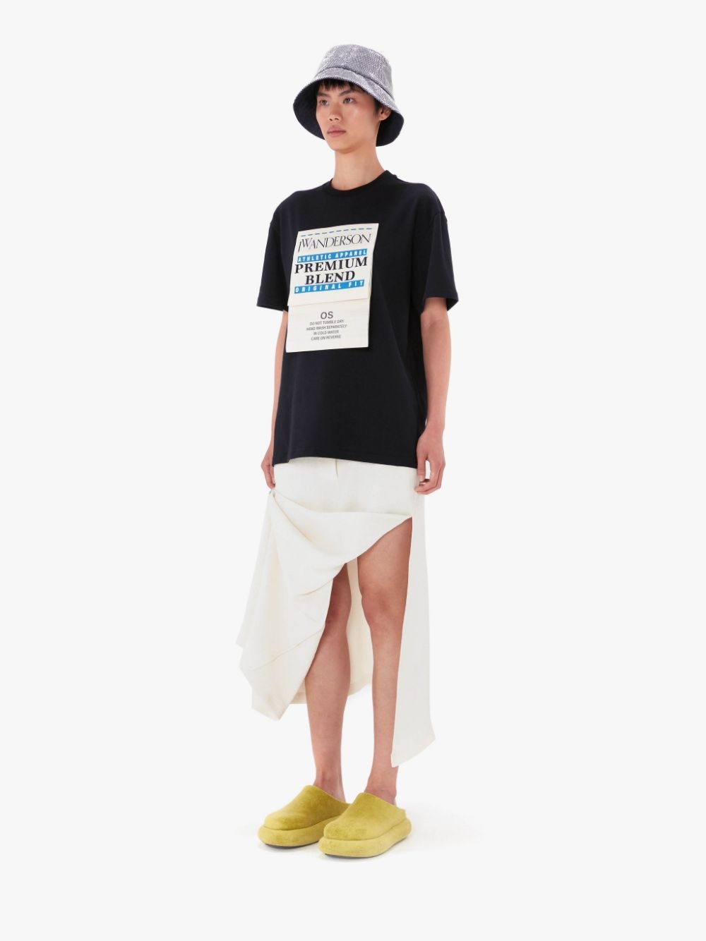 ASYMMETRIC DRAPED SKIRT - 4