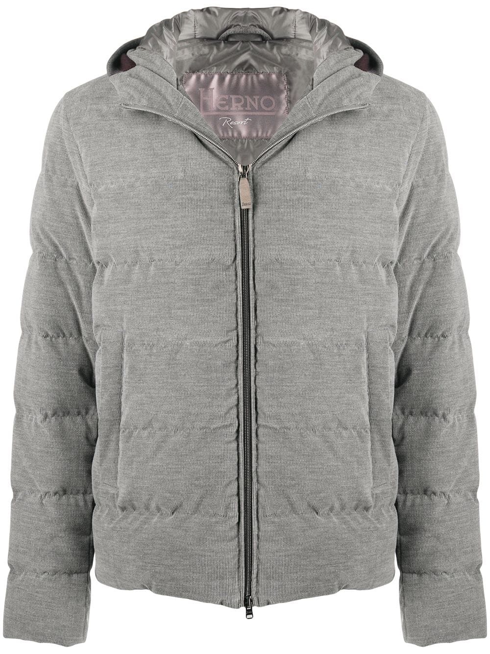 hooded padded jacket - 1