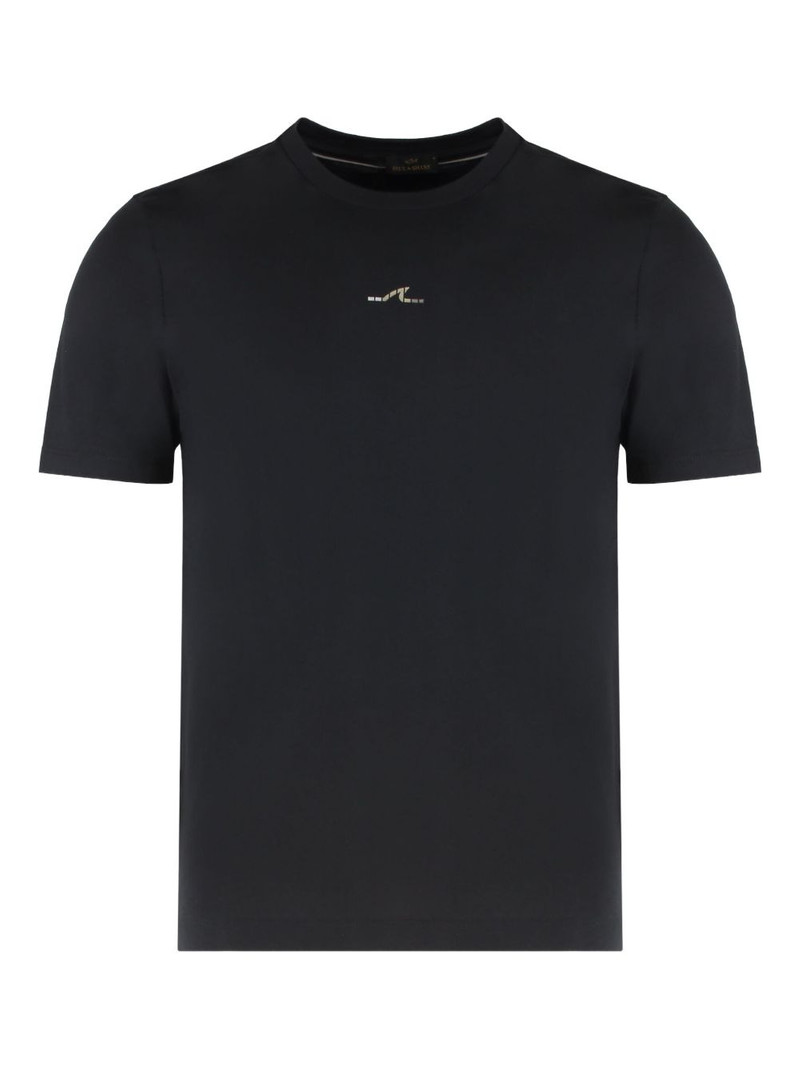 logo-print cotton T-shirt 1