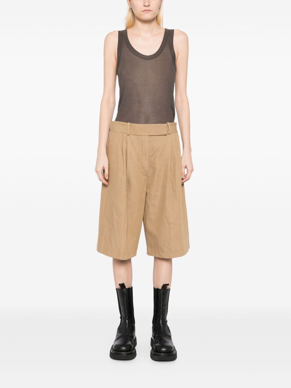 seamless ribbed tank top - 2