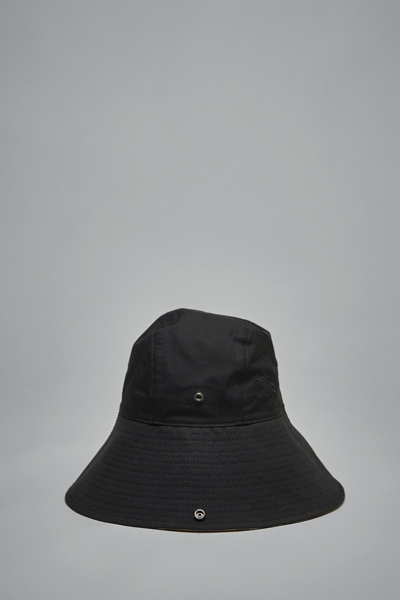 Check Brim Gabardine Hat - 4