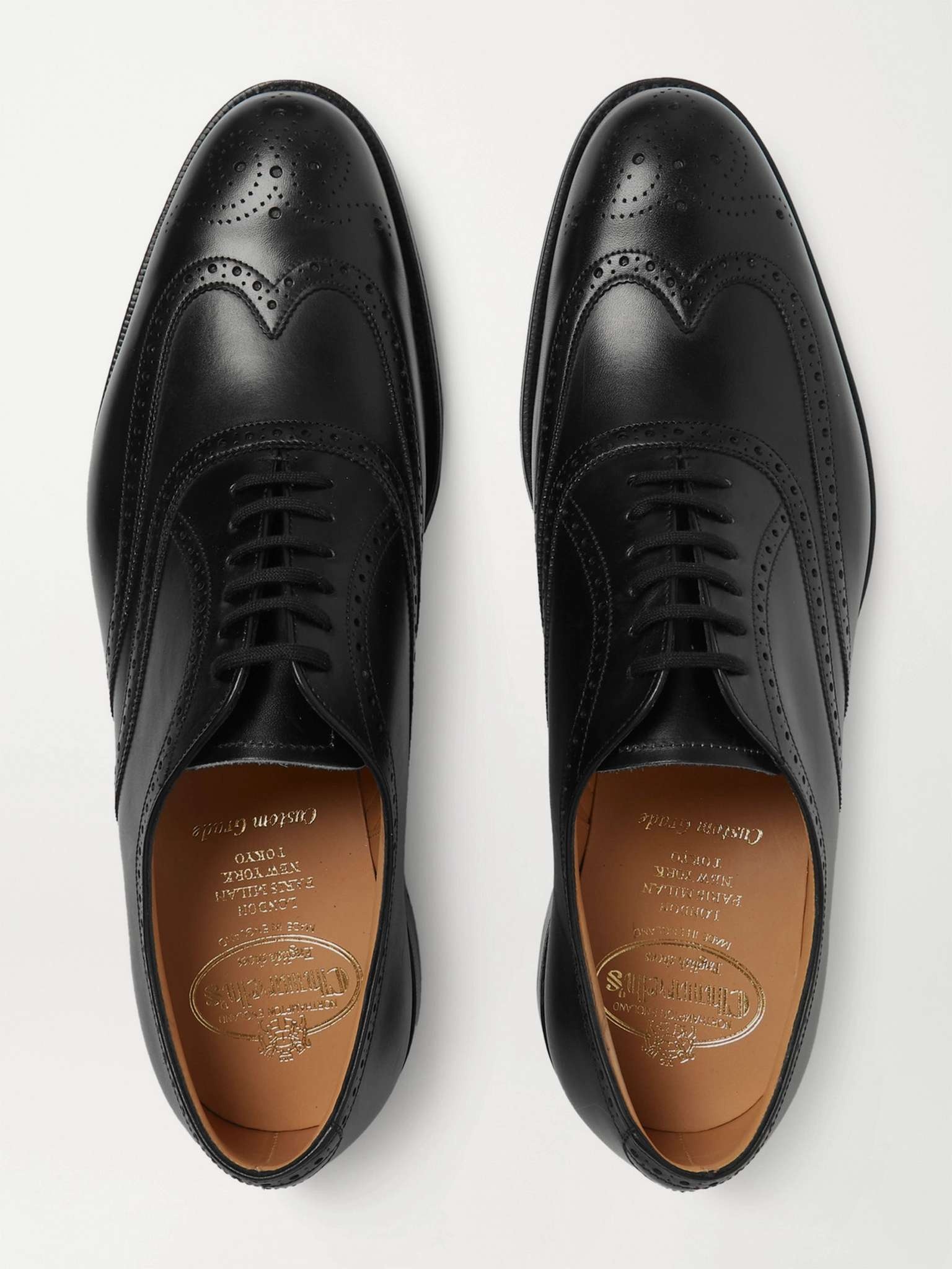 Berlin Leather Wingtip Brogues - 8