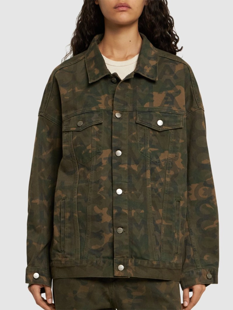 MARC JACOBS CAMO BIG TRUCKERカモフラ柄ジャケット MARC JACOBS - MARC JACOBS CAMO BIG TRUCKERカモフラ柄