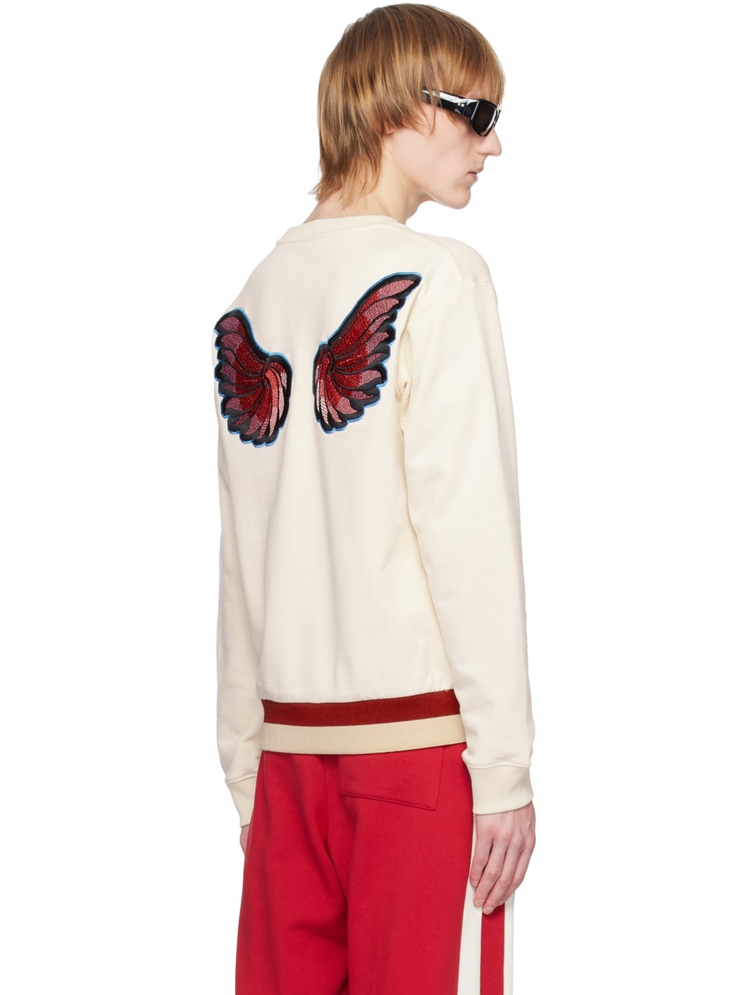 Off-White Appliqué Sweatshirt - 3