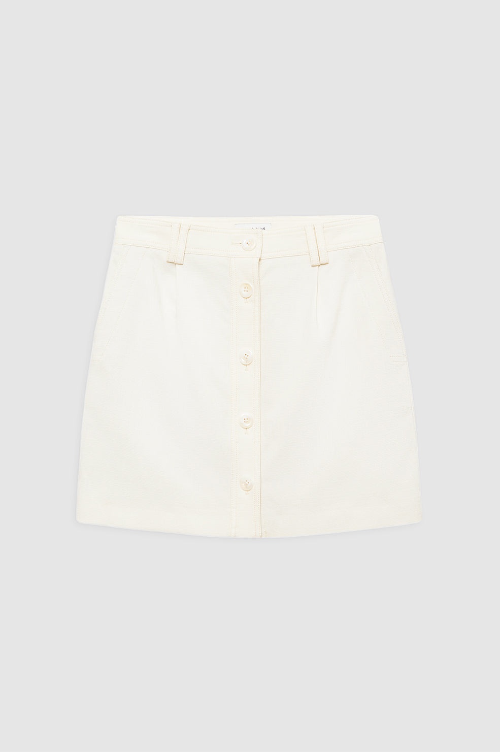 Zaire Mini Skirt - Cream - 1