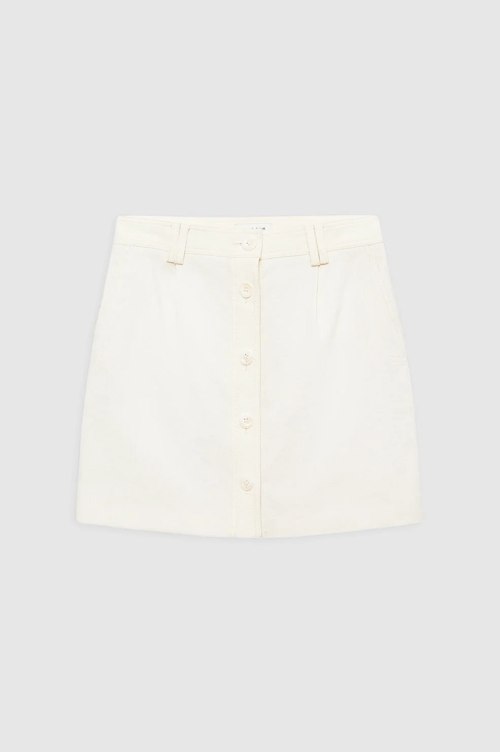 Zaire Mini Skirt - Cream - 1