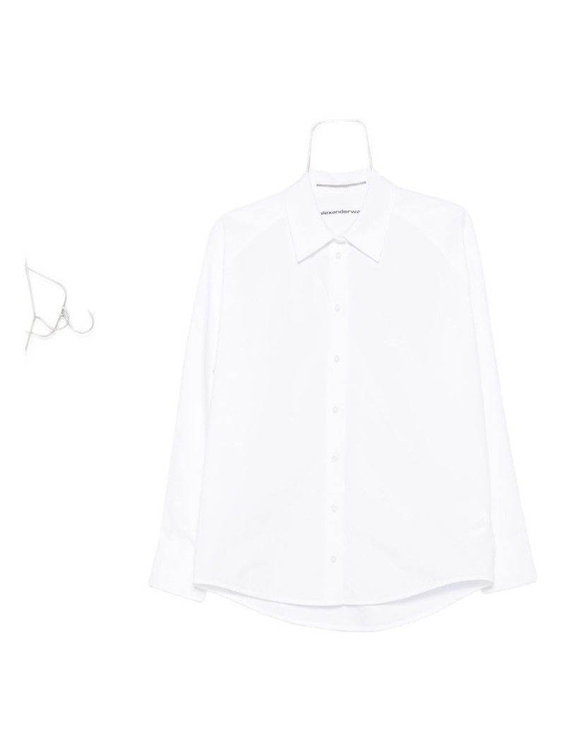 oversized-collar cotton shirt 1