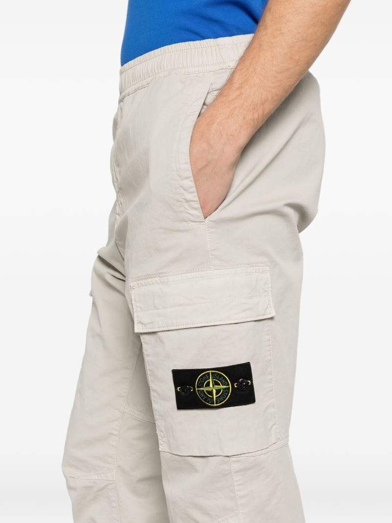 logo-patch cargo trousers 5