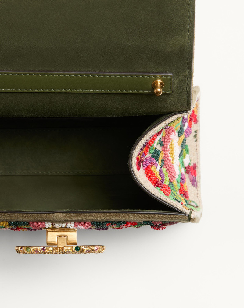 Valentino VALENTINO GARAVANI VSLING MINI EMBROIDERED HANDBAG WITH JEWEL LOGO outlook