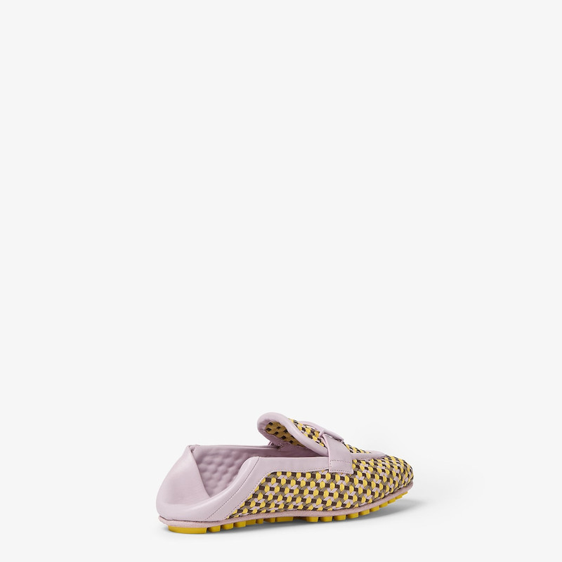 Baguette Multicolor leather loafers 3