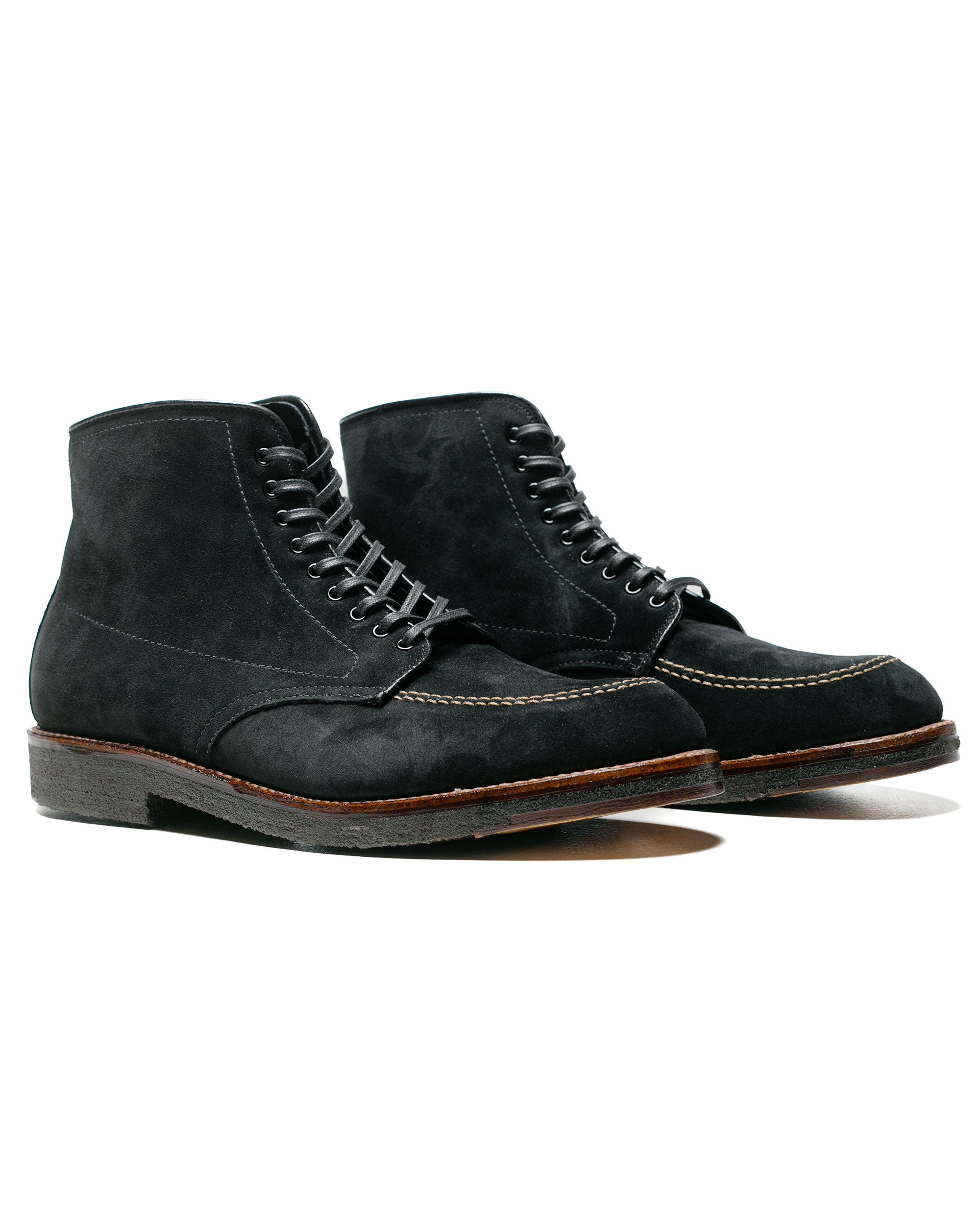 Indy Boot Black Suede with Crepe Sole - 2