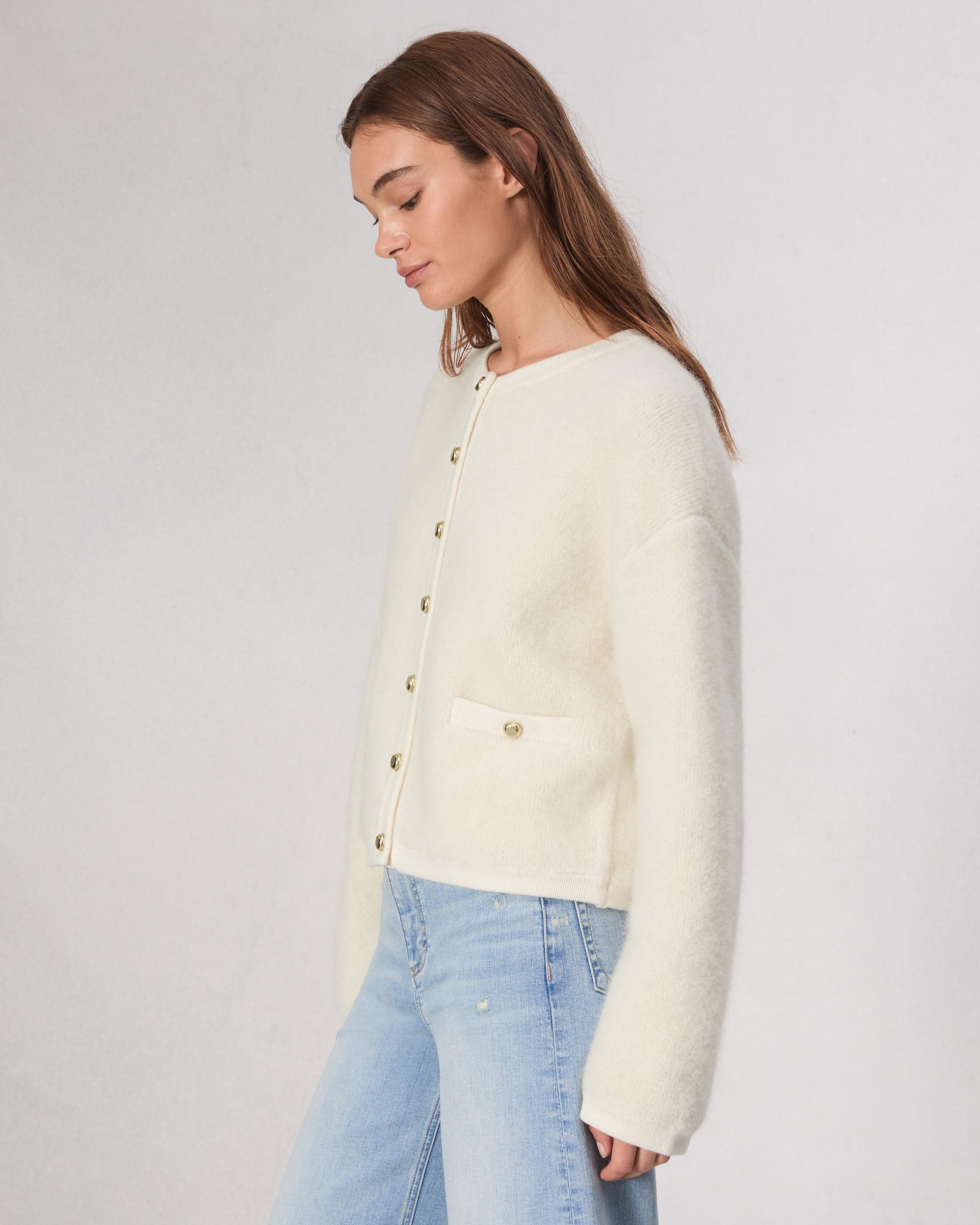 Kaia Boucle Cardigan - 4
