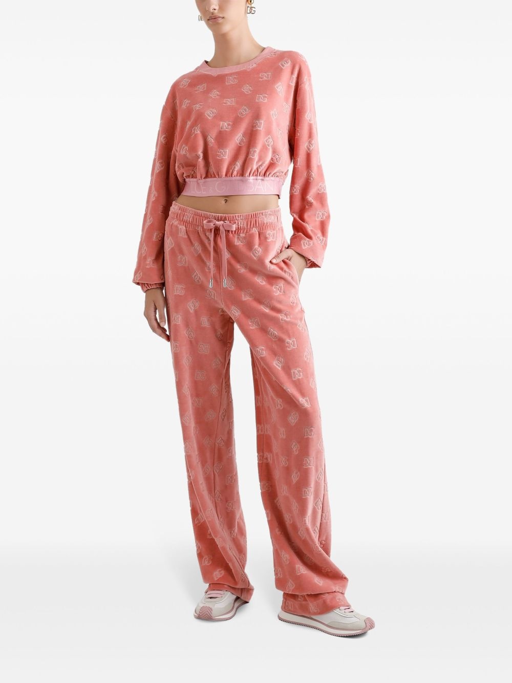 monogram-jacquard sweatshirt - 2