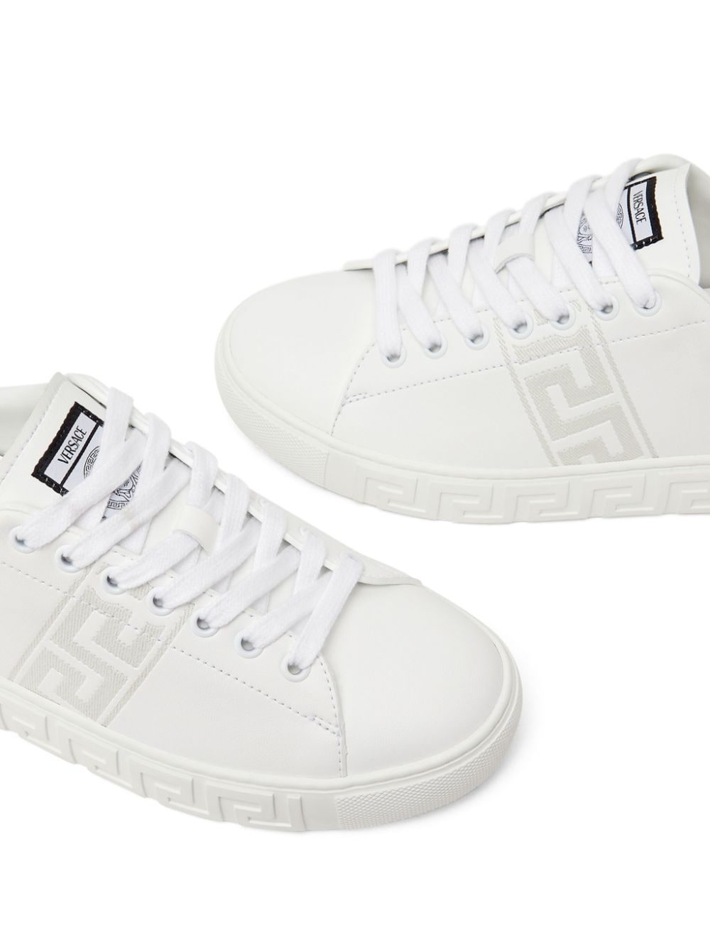 Greca pony-effect sneakers - 4