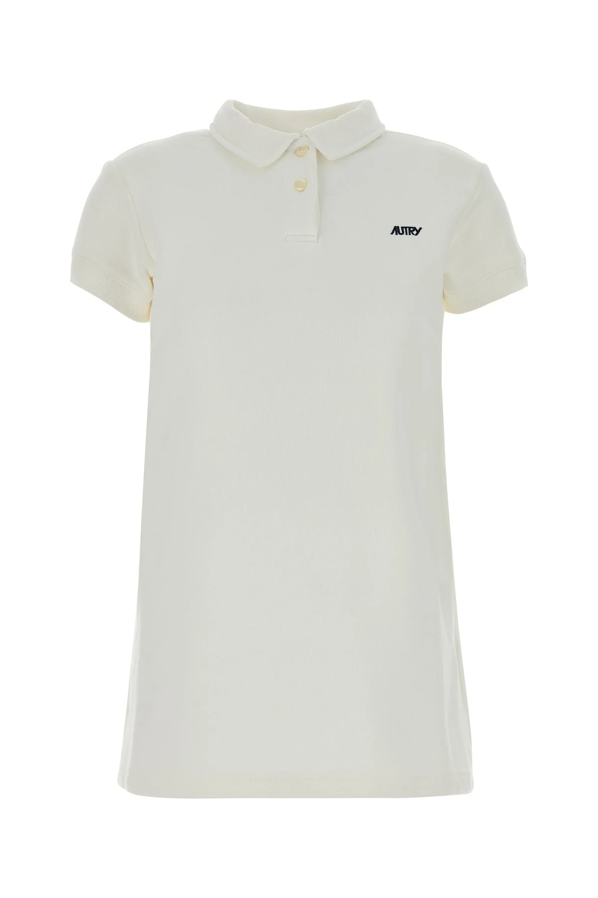 White cotton polo dress - 1
