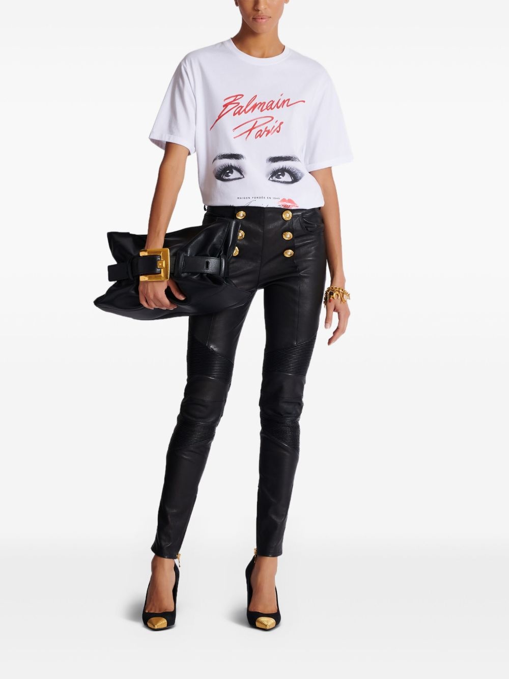Eyes-print T-shirt - 2