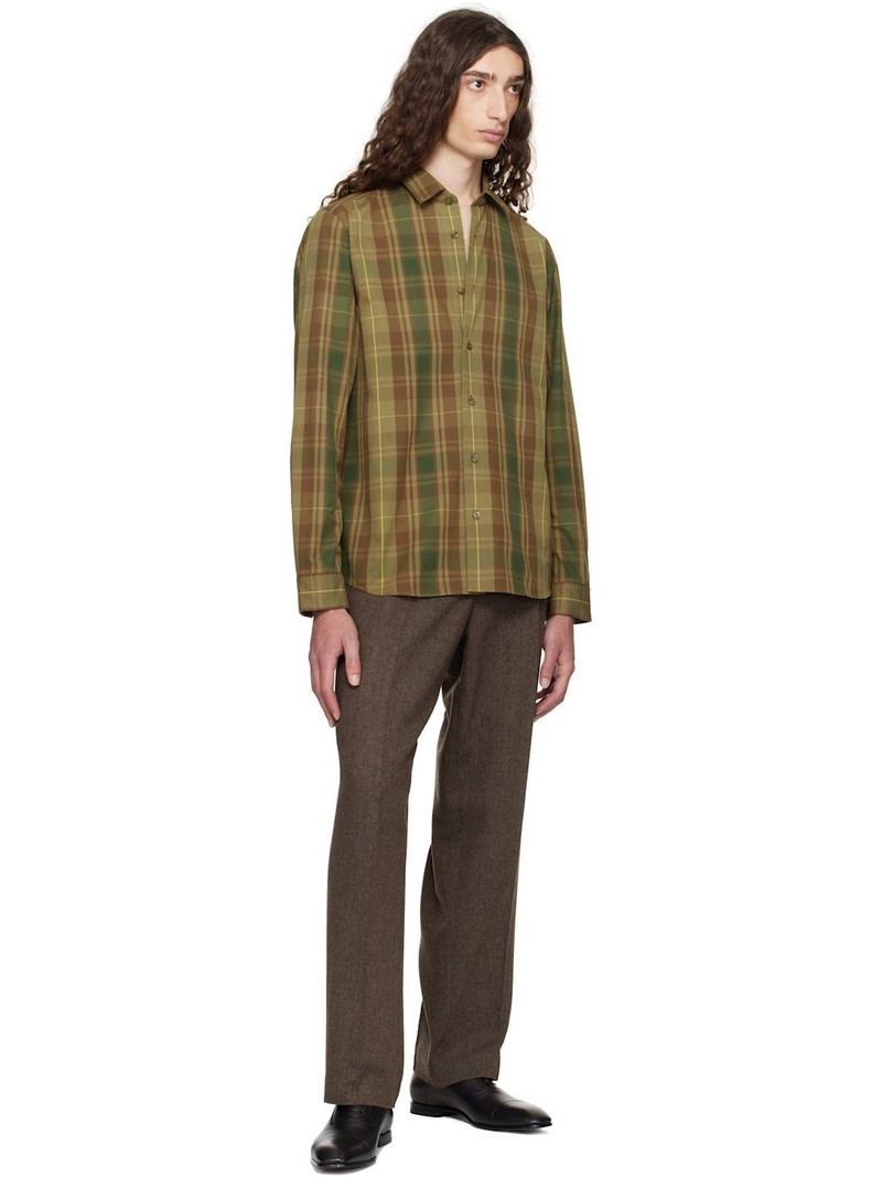 HUGO Green Check Shirt outlook