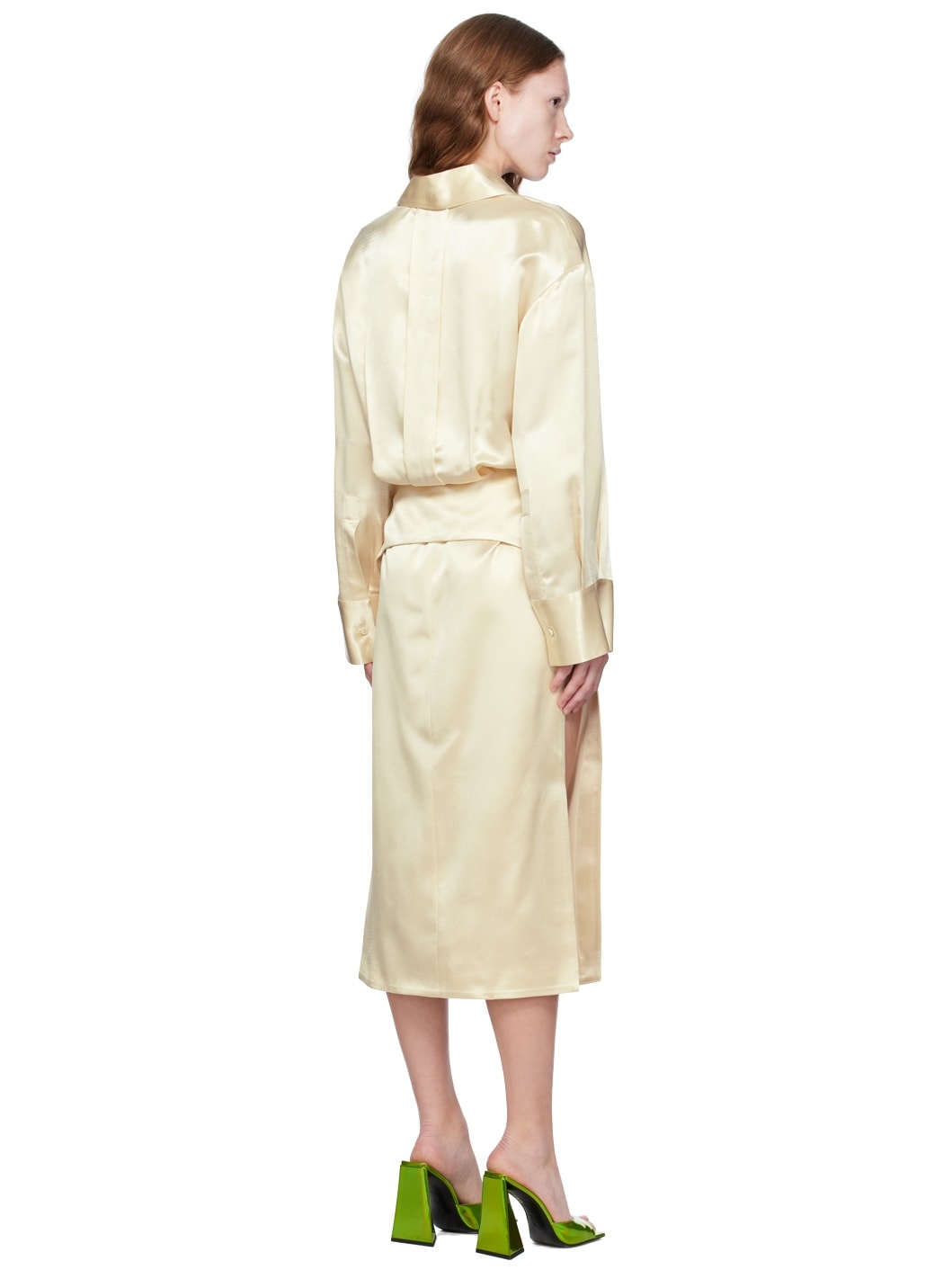 Beige Charla Midi Dress - 3
