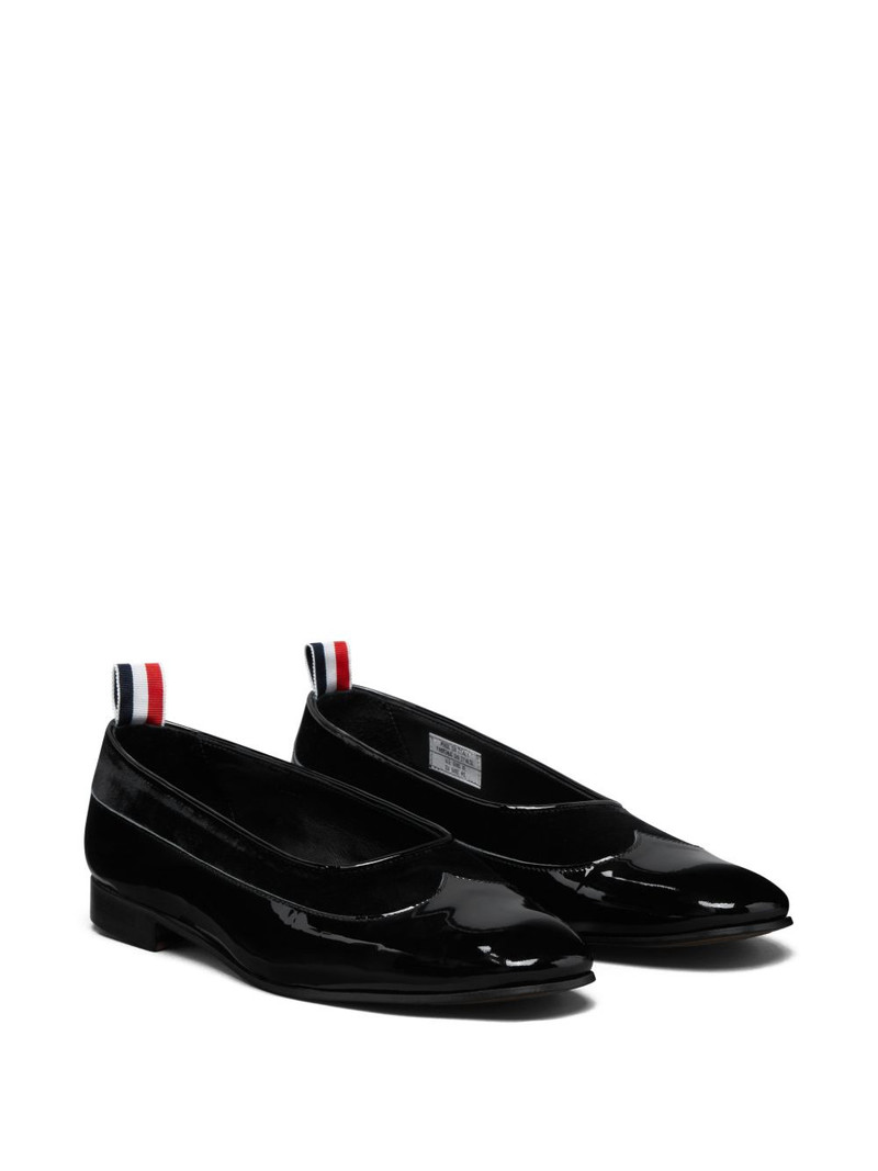 Thom Browne Opera patent-leather pumps outlook