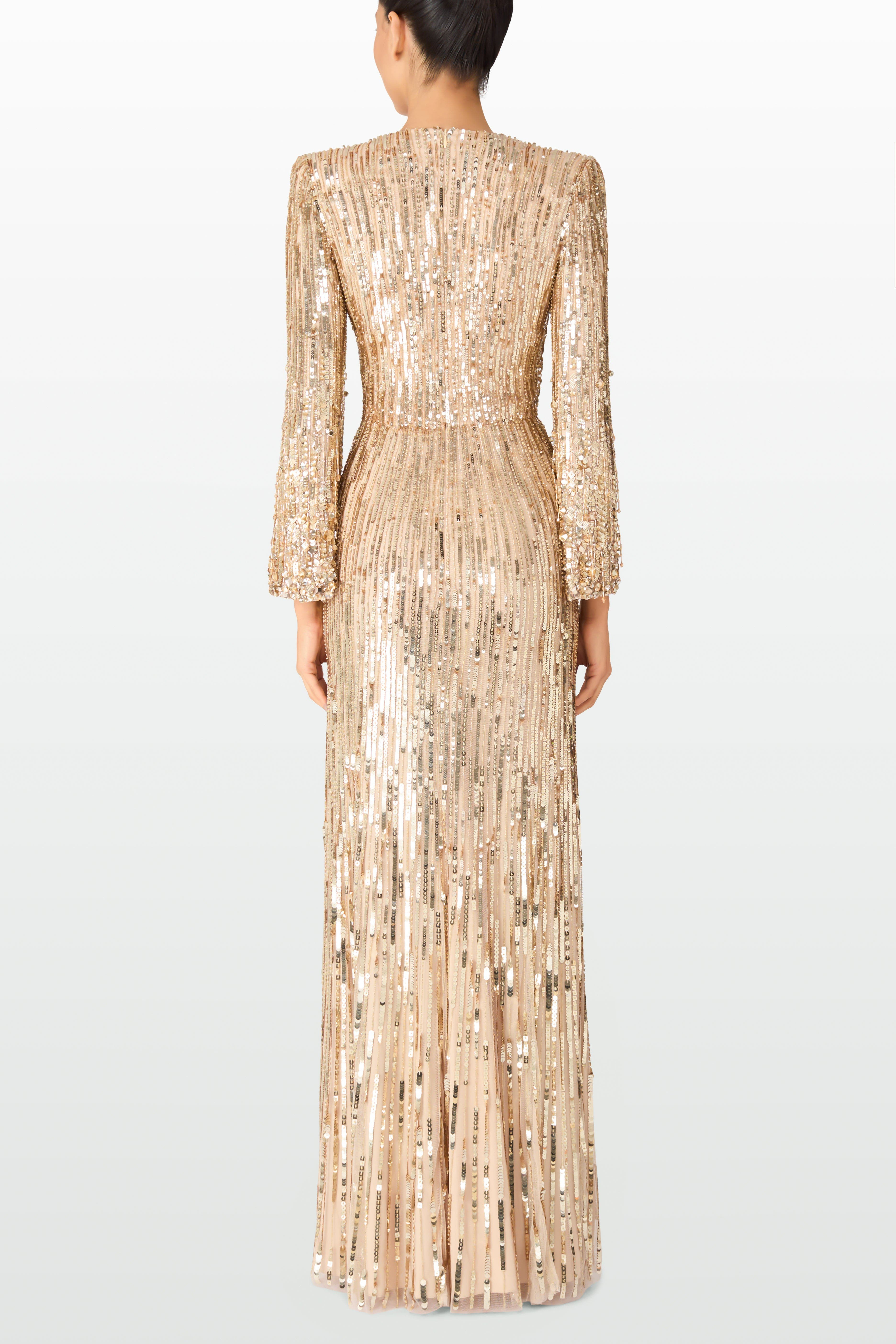 Jenny Packham Cosmos Gown in Illusion at Nordstrom - 3